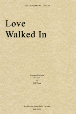Gershwin - Love Walked In (String Quartet Score)