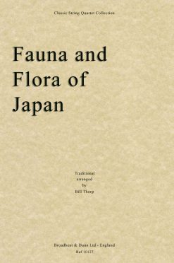 Traditional - Fauna and Flora of Japan (String Quartet Parts)