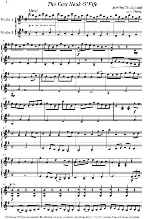 Traditional - Fiddling Around Book 1 (Violin Duets) - Digital Download