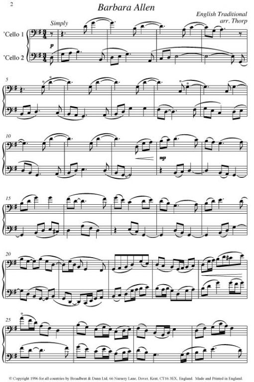 Traditional - Fiddling Around Book 1 ('Cello Duets) - Digital Download
