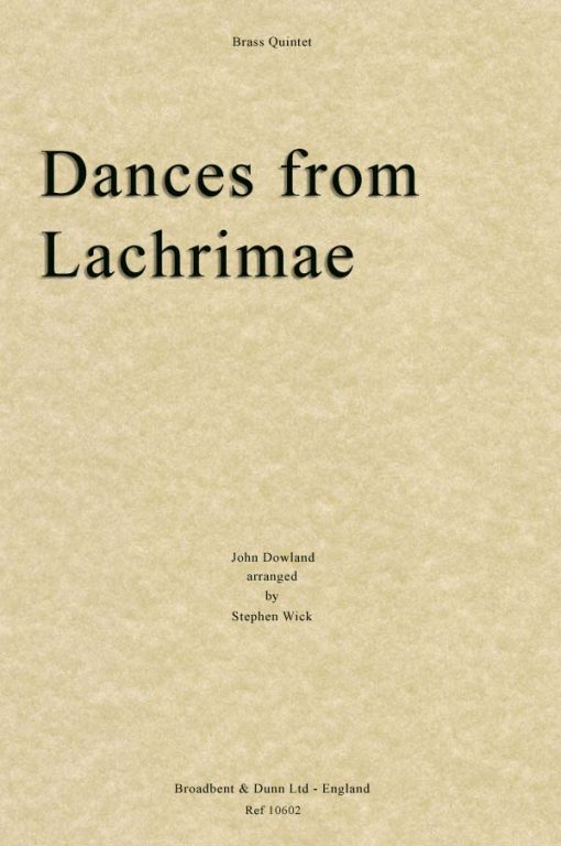 Dowland - Dances from Lachrimae (Brass Quintet)