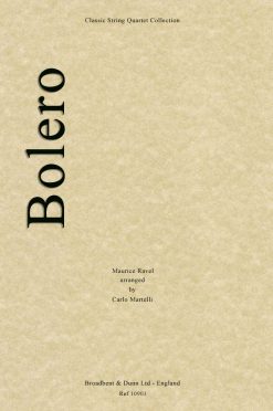 Ravel - Bolero (String Quartet Score)