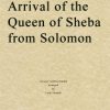 Handel - Arrival of the Queen of Sheba from Solomon (String Quartet Score)