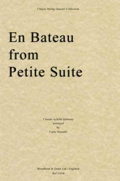 Debussy - En Bateau from Petite Suite (String Quartet Score)