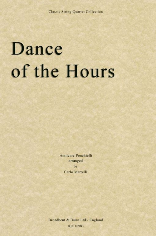 Ponchielli - Dance of the Hours (String Quartet Score)
