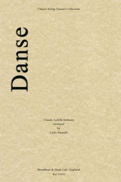 Debussy - Danse (String Quartet Score)