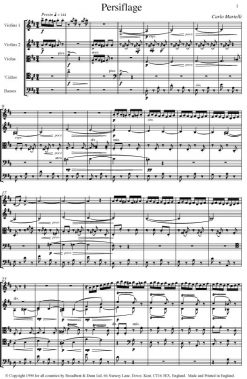 Carlo Martelli - Persiflage for String Orchestra - Double Bass Digital Download