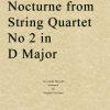 Borodin - Nocturne from String Quartet No. 2 in D Major (Clarinet Quartet)