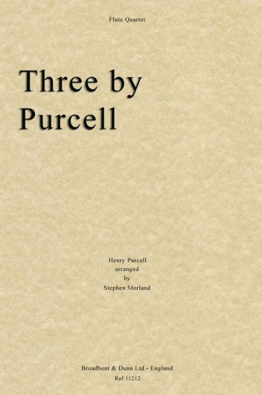 Purcell - Three by Purcell (Flute Quartet)