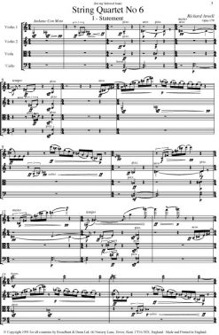 Richard Arnell - String Quartet No. 6