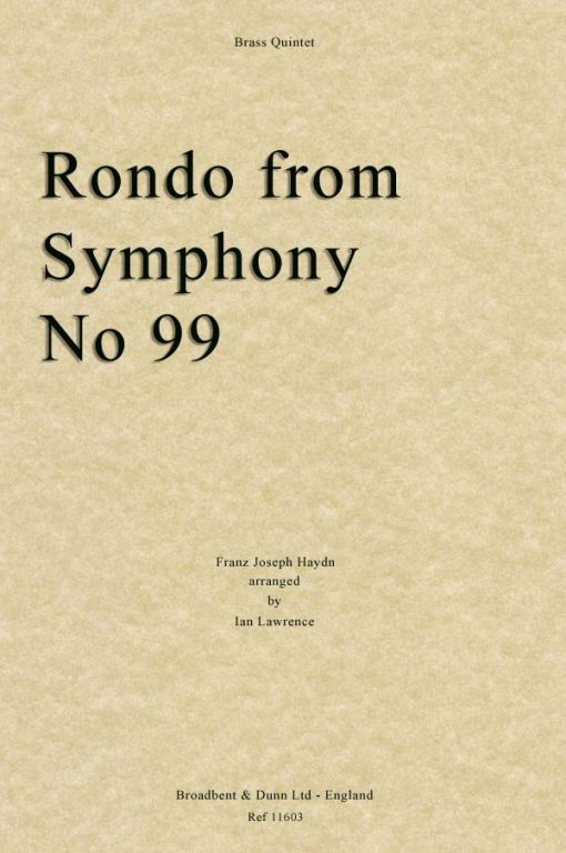 Haydn - Rondo from Symphony No. 99 (Brass Quintet)