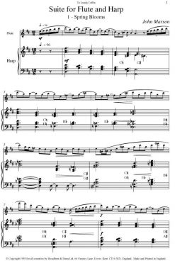 John Marson - Suite for Flute and Harp - Digital Download