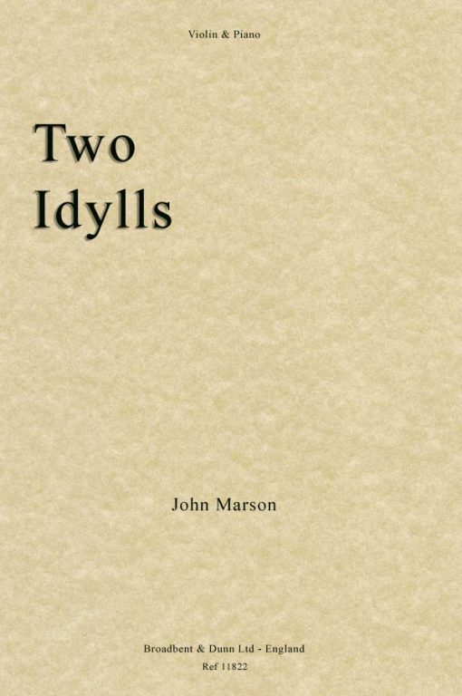 John Marson - Two Idylls (Violin & Piano)
