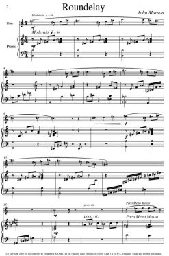 John Marson - Roundelay (Flute & Piano) - Digital Download