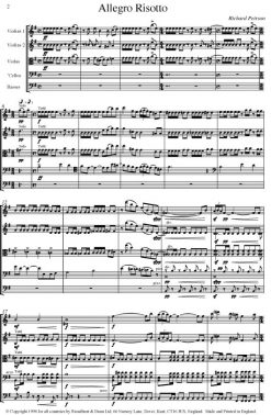 Richard Peirson - Allegro Risotto for String Orchestra - Score Digital Download