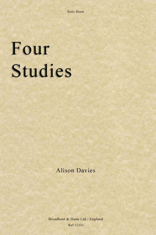 Alison Davies - Four Studies (Solo Horn)