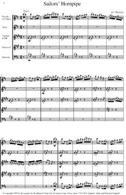Traditional - Sailors' Hornpipe (Wind Quintet) - Score Digital Download