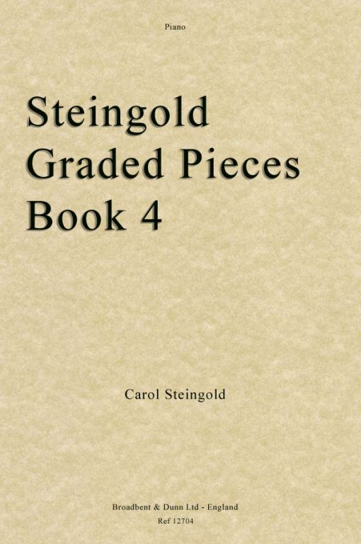 Steingold - Steingold Graded Pieces Book 4 (Piano)
