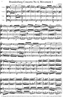 Bach - Brandenburg Concerto 4