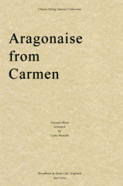 Bizet - Aragonaise from Carmen (String Quartet Score)