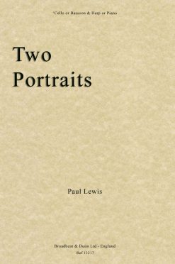 Paul Lewis - Two Portraits ('Cello or Bassoon & Harp or Piano)