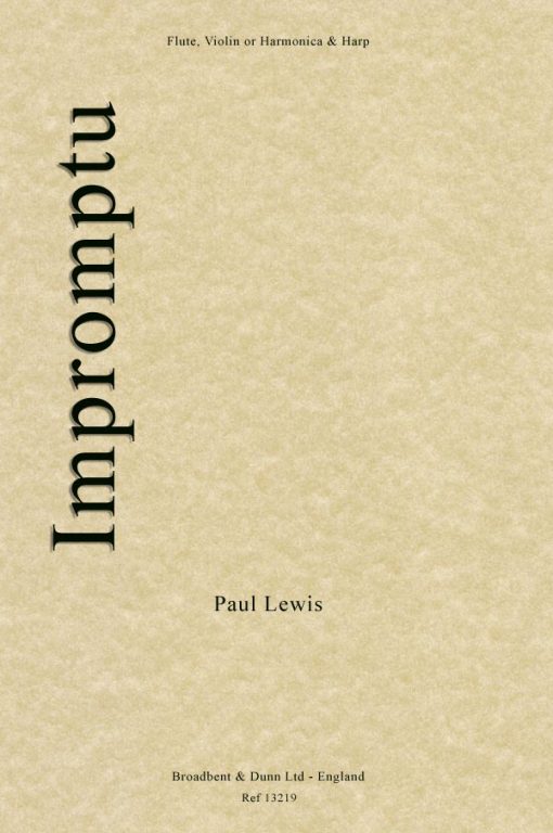 Paul Lewis - Impromptu (Flute