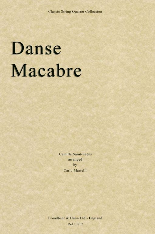 Saint-Saëns - Danse Macabre (String Quartet Parts)