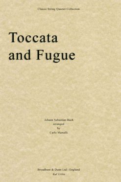 Bach - Toccata and Fugue (String Quartet Score)