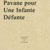 Ravel - Pavane pour une Infante Défunte (String Quartet Score)