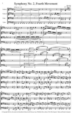 Borodin - Symphony No. 2 Movement 4 (String Quartet Parts) - Parts Digital Download