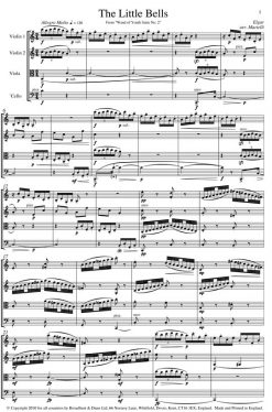 Elgar - The Little Bells from Wand of Youth Suite No. 2 (String Quartet Score) - Score Digital Download