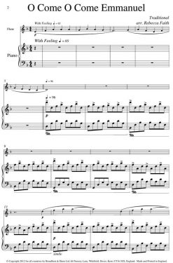 Traditional - O Come O Come Emmanuel (Flute & Piano) - Digital Download