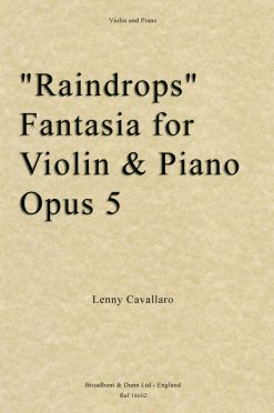Lenny Cavallaro - "Raindrops" Fantasia for Violin and Piano