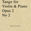 Alfonso Cavallaro - Tango for Violin and Piano Opus Posth. 2 No 2